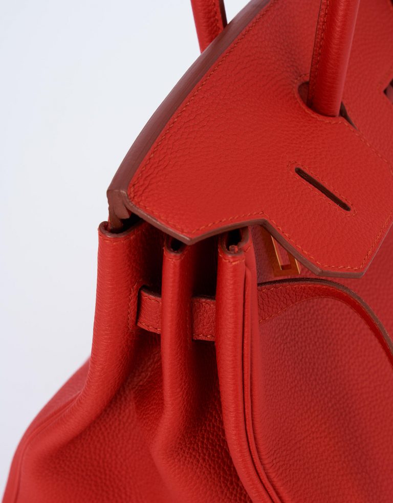 Hermes Birkin 35 Togo Vermillion Saclab Bag