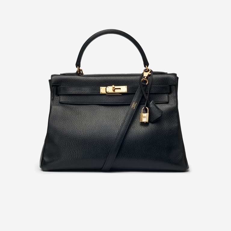 Sac Hermès Kelly 32 Vachette Grainee des Ardennes Noir d'occasion Vendre votre sac de créateur sur Saclab.com