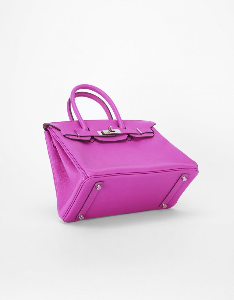Hermes Birkin 30 Clemence Magnolia Saclab Bottom