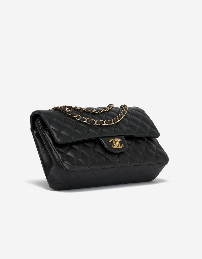 Chanel Timeless Medium Lamb Black Double flap by Saclab Chanel