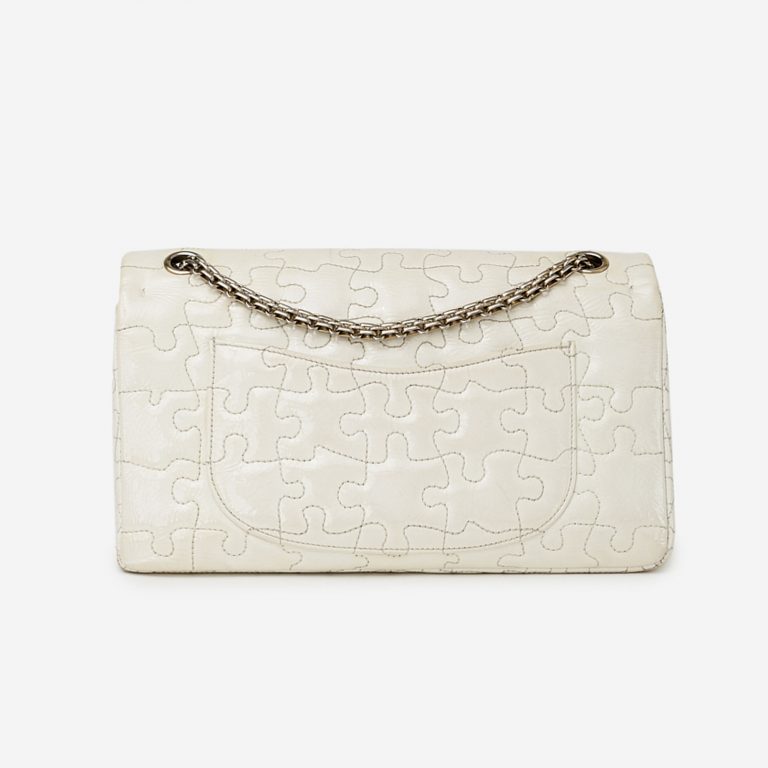 Chanel Classic Double Flap Puzzle Off-White