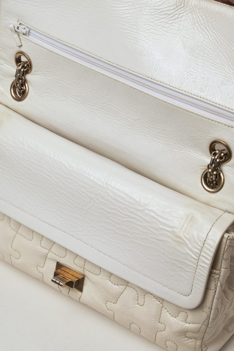 Chanel Reissue 227 Puzzle Off-White Saclàb