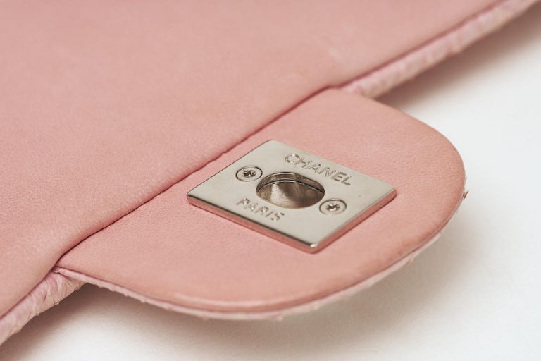 Chanel Classic Single Flap Python Light Pink Saclàb Hardware