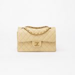 Chanel Double Flap Medium Beige Saclab