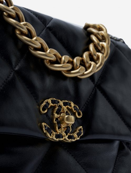 Chanel 19 Large Chevre Black
