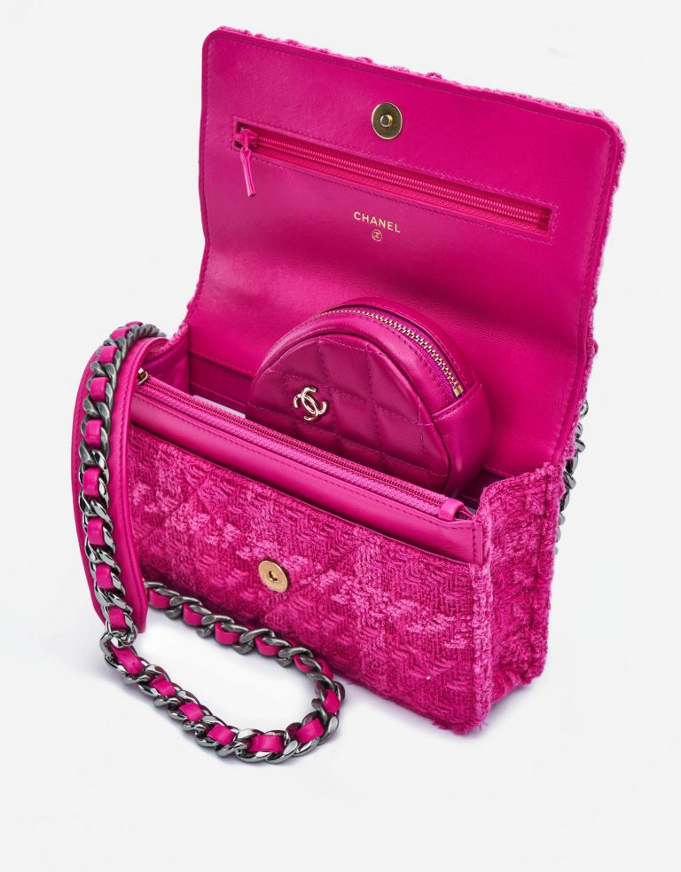 Chanel 19 WOC Tweed Pink