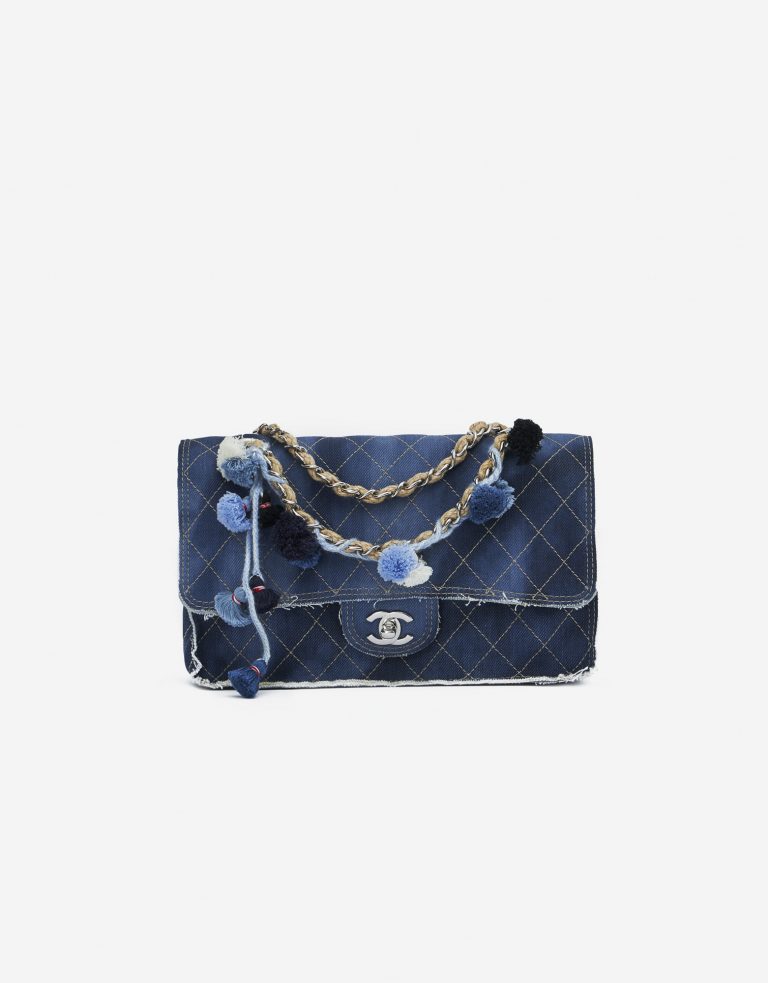 Chanel Timeless Flap Medium Jeans Blue
