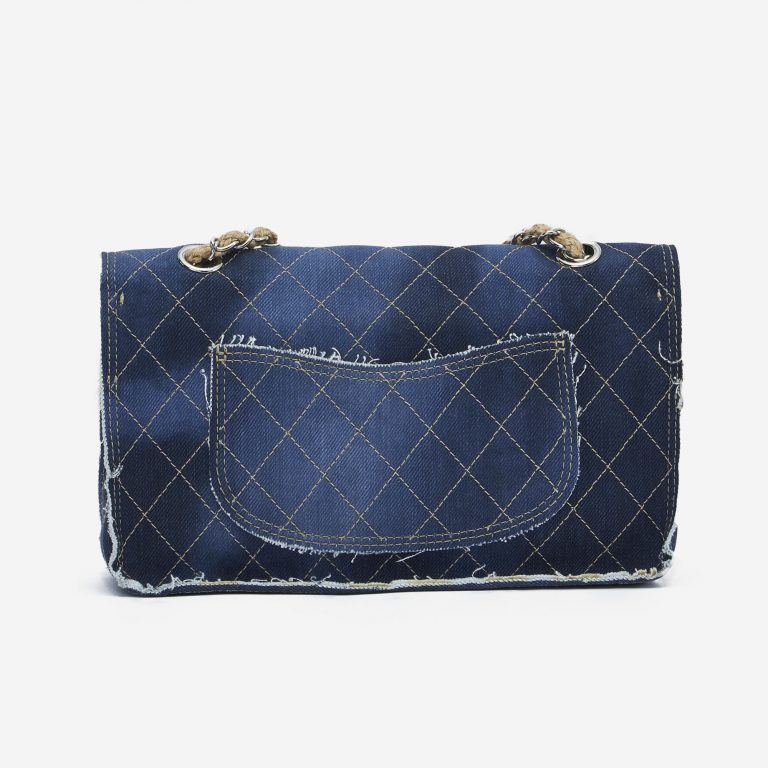 Chanel Timeless Flap Medium Jeans Blue