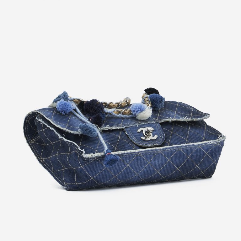 Chanel Timeless Flap Medium Jeans Blue