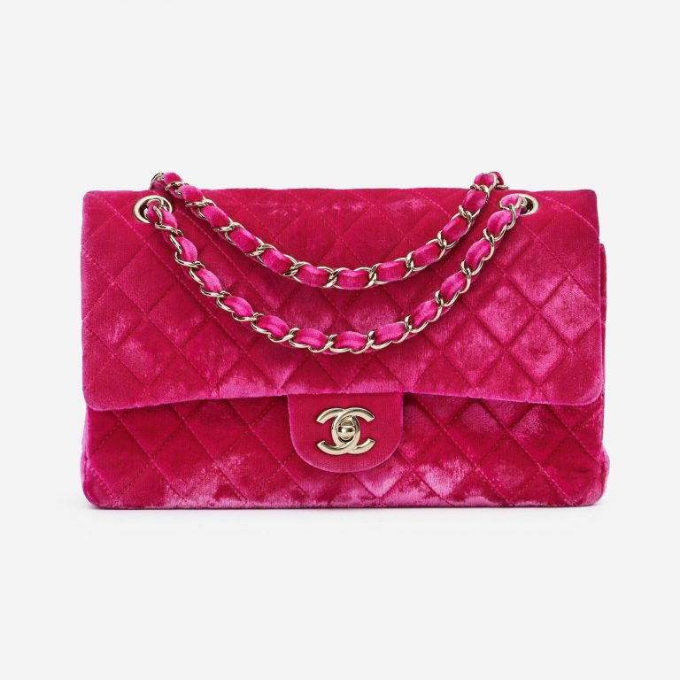 Chanel Timeless Medium Velvet Fuchsia
