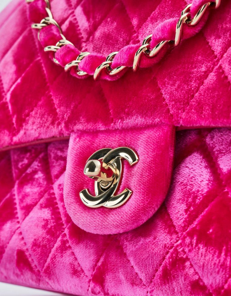 Chanel Timeless Medium Velvet Fuchsia