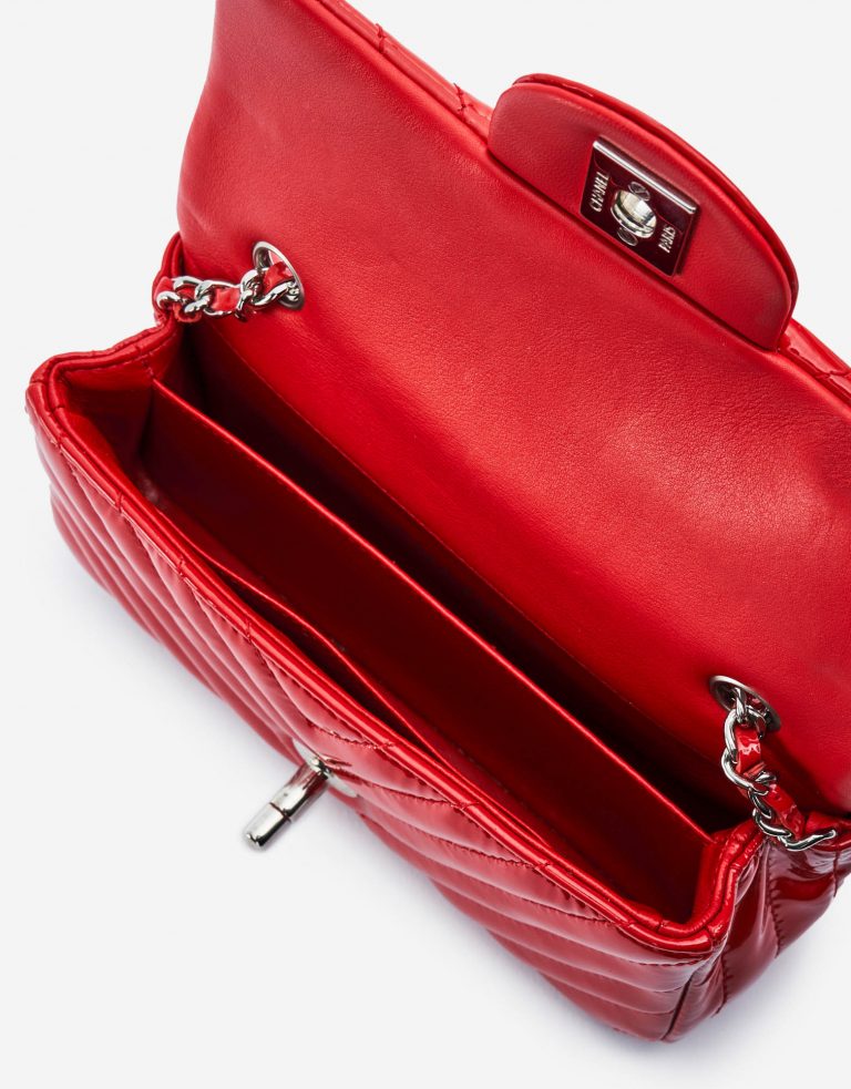 Chanel Timeless Mini Patent Leather Red