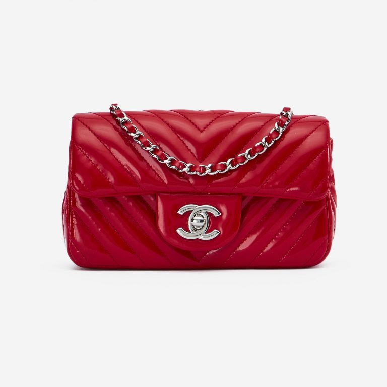 Chanel Timeless Mini Patent Leather Red
