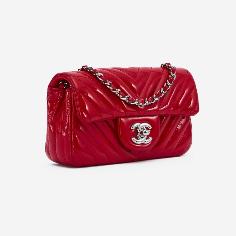 Chanel Timeless Mini Patent Leather Red