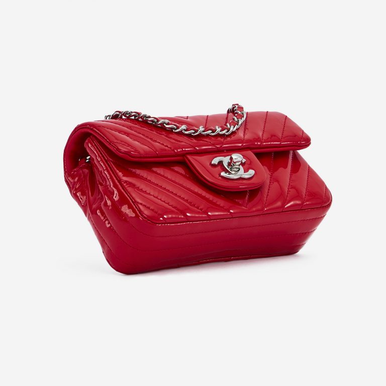 Chanel Timeless Mini Patent Leather Red