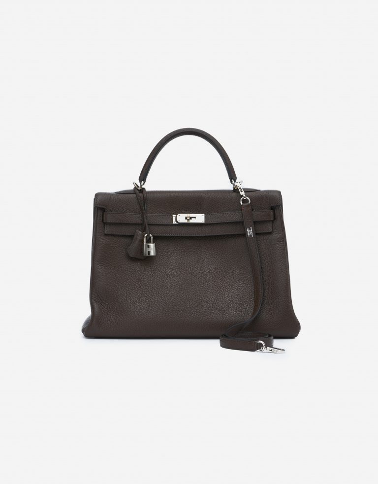 Hermès Kelly 35 Togo Terre Front