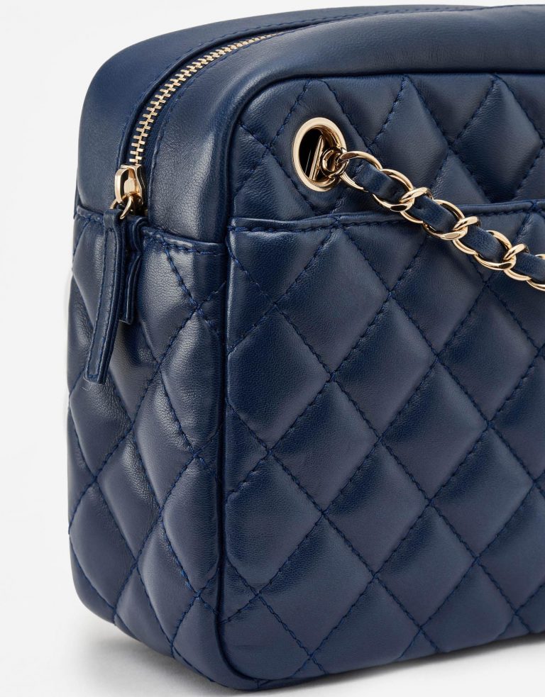 Chanel Camera Bag Lambskin Blue SACLÀB
