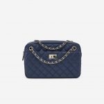 Chanel Camera Bag Lambskin Blue SACLÀB