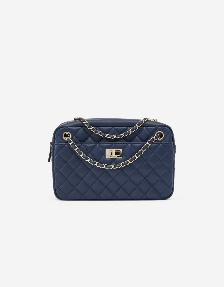 Chanel Camera Bag Lambskin Blue SACLÀB
