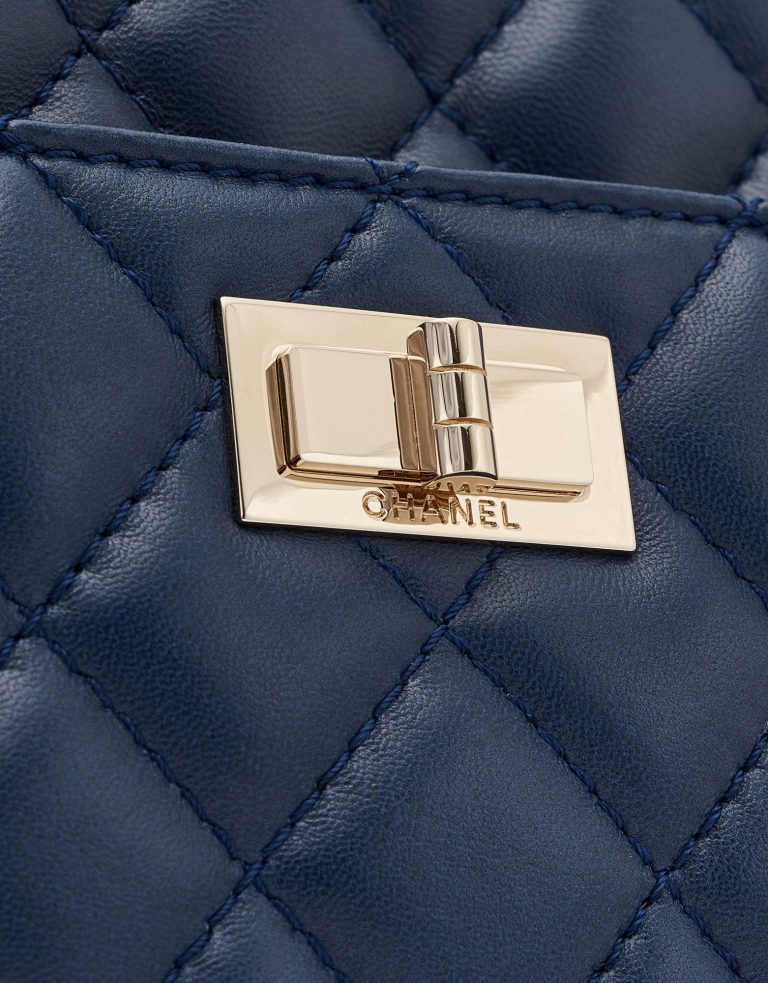 Chanel Camera Mademoiselle Lock Bag Lambskin Blue SACLÀB