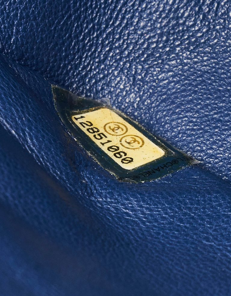 Chanel Timeless Medium Lambskin Blue Serial Code SACLÀB