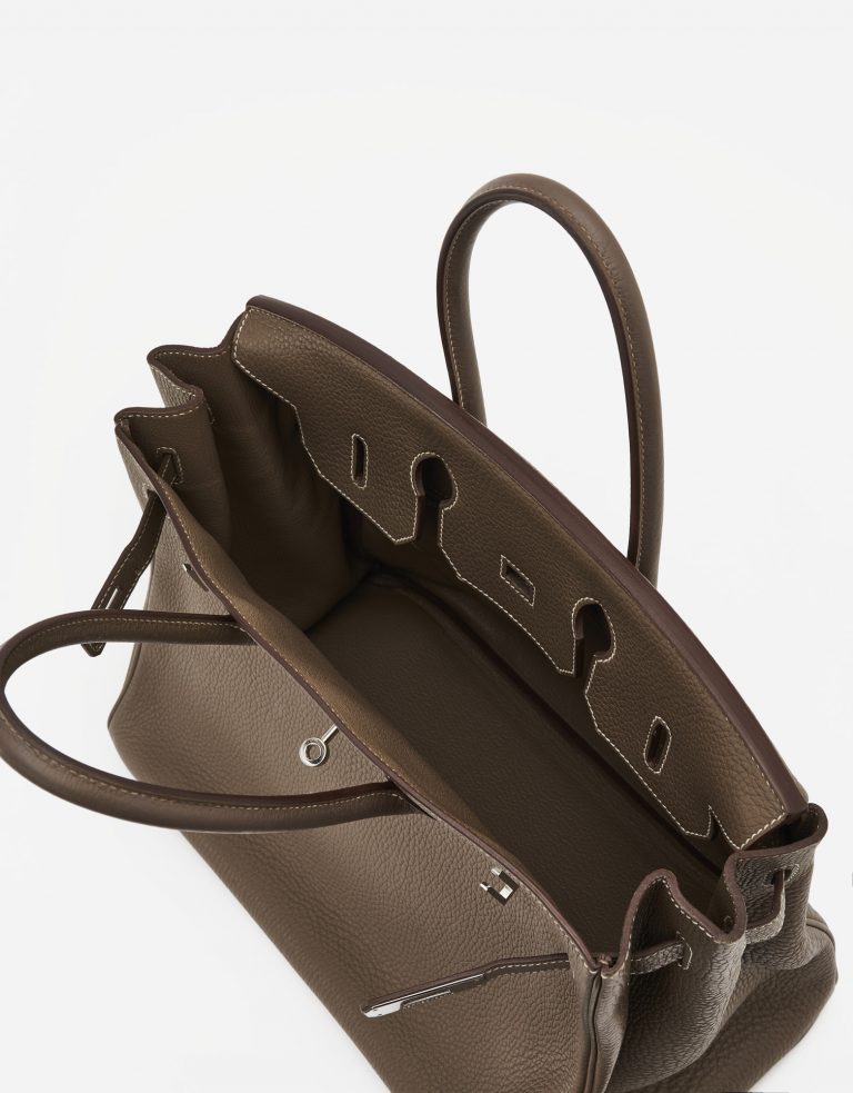 Hermès Birkin 35 Togo Etoupe Inside SACLÀB