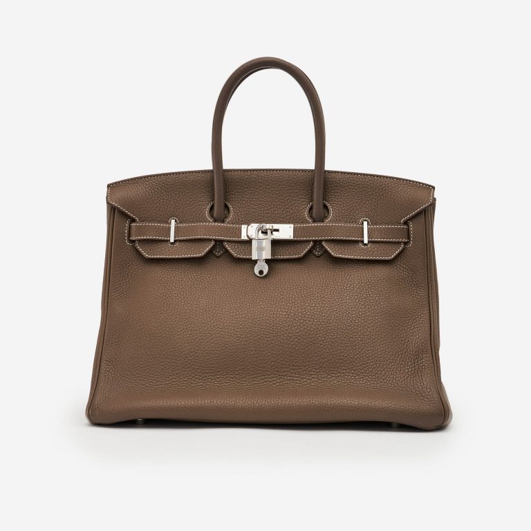 Hermès Birkin 35 Togo Etoupe Front SACLÀB