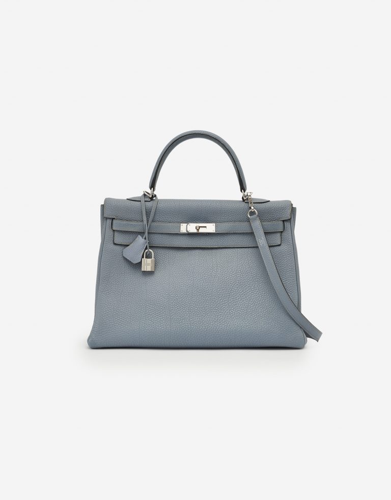 Hermès Kelly 35 Togo Bleu Lin SACLÀB