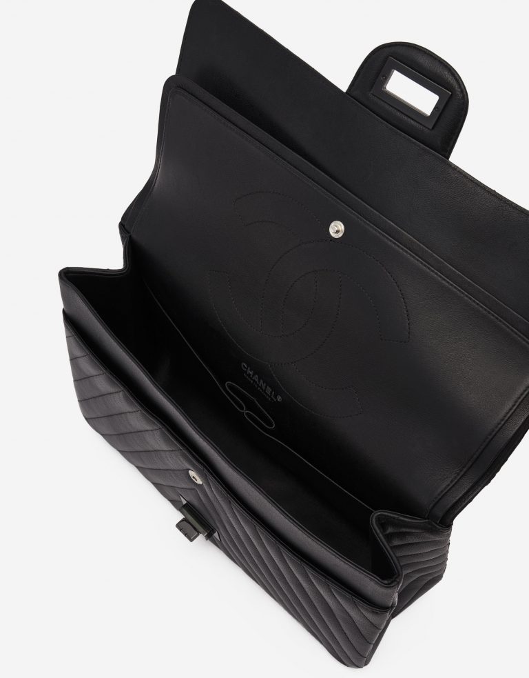 Chanel 2.55 Reissue 227 Lamb So Black Edition Inside