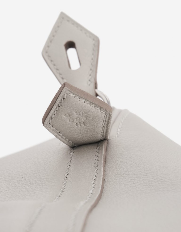 Hermès Bolide 1923 Large Evercolor Leather Gris Perle Rouse Casaque Baseball Edition