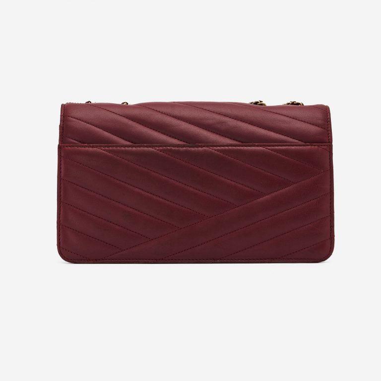 Gabrielle Flap Bag Medium Lambskin Bordeaux Handbag