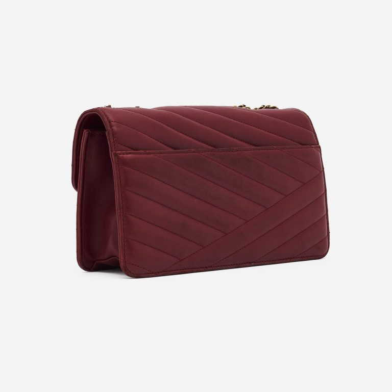 Gabrielle Flap Bag Medium Lambskin Bordeaux Handbag