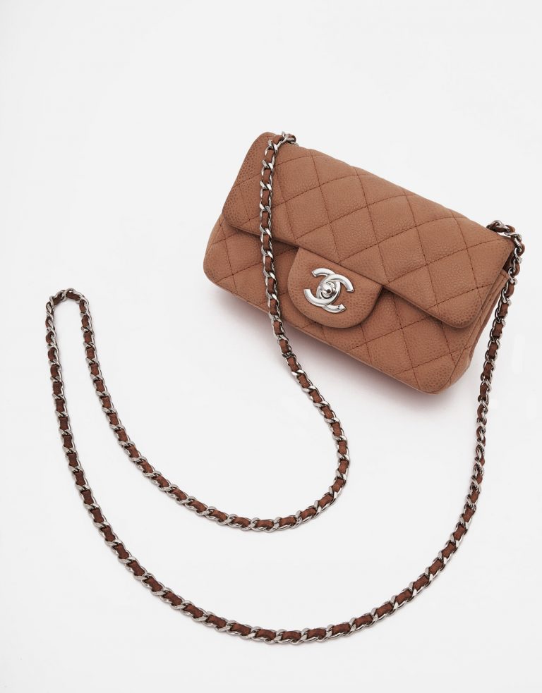 Chanel Timeless Mini Caviar Rose Handbag