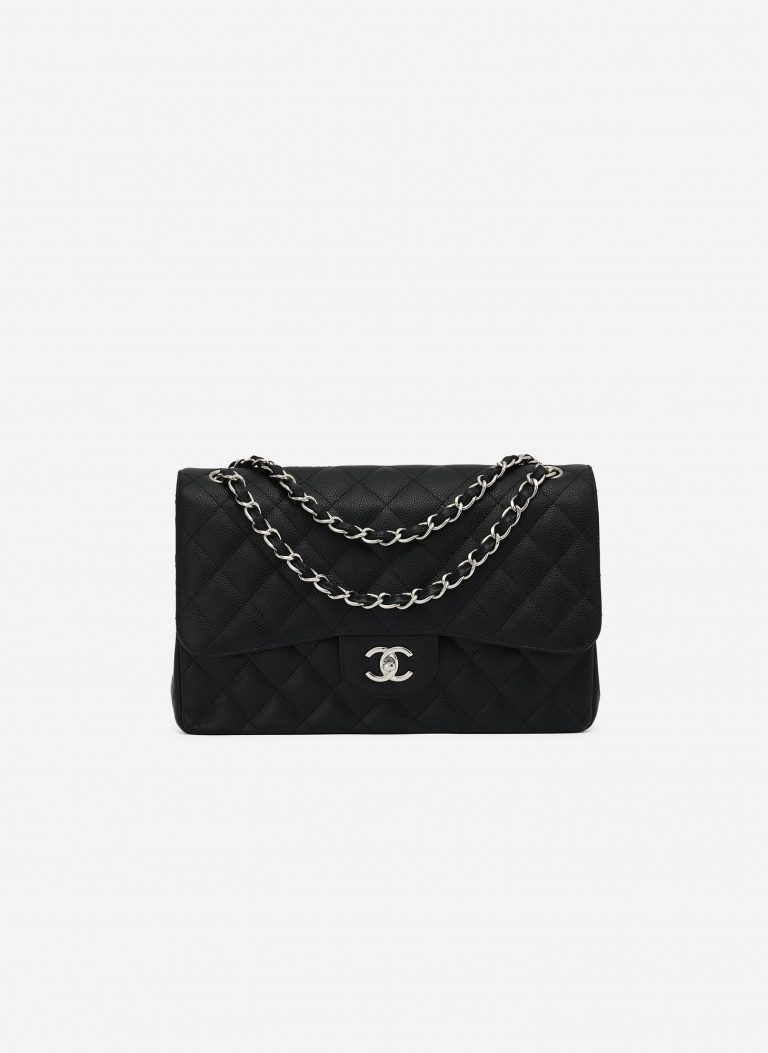 Chanel Timeless Jumbo Caviar Black Secondhand Bag
