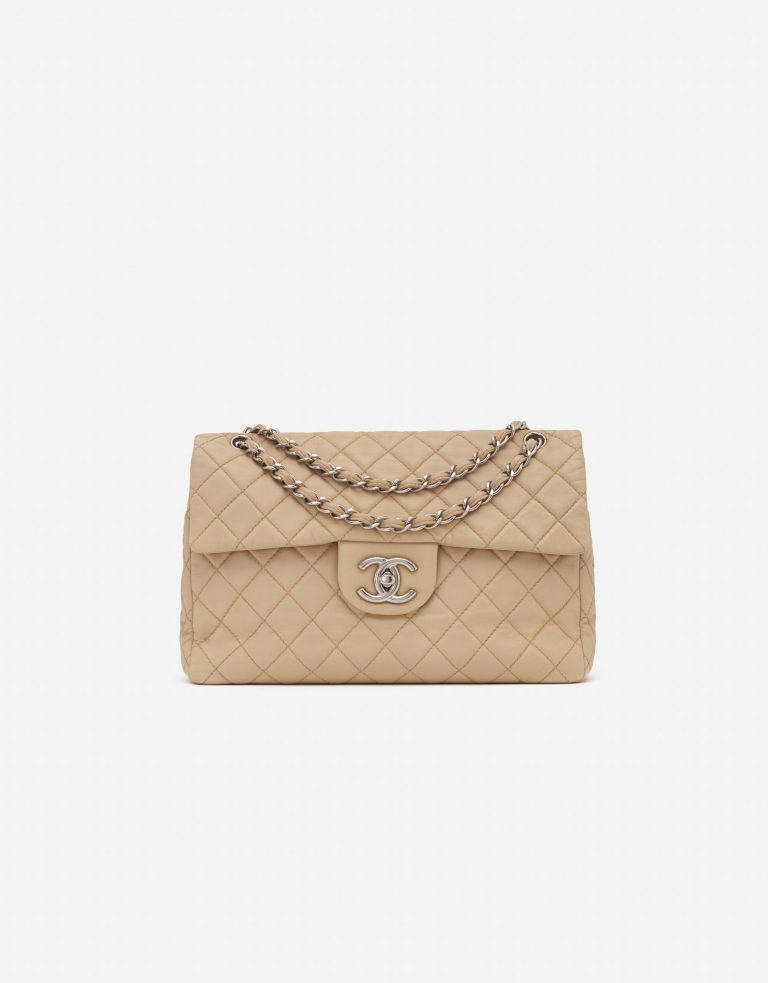 Chanel Timeless Jumbo Lambskin Beige Bag