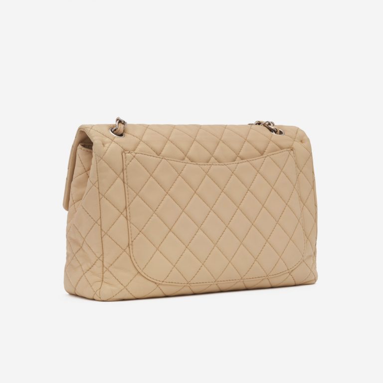 Chanel Timeless Jumbo Lambskin Beige Bag