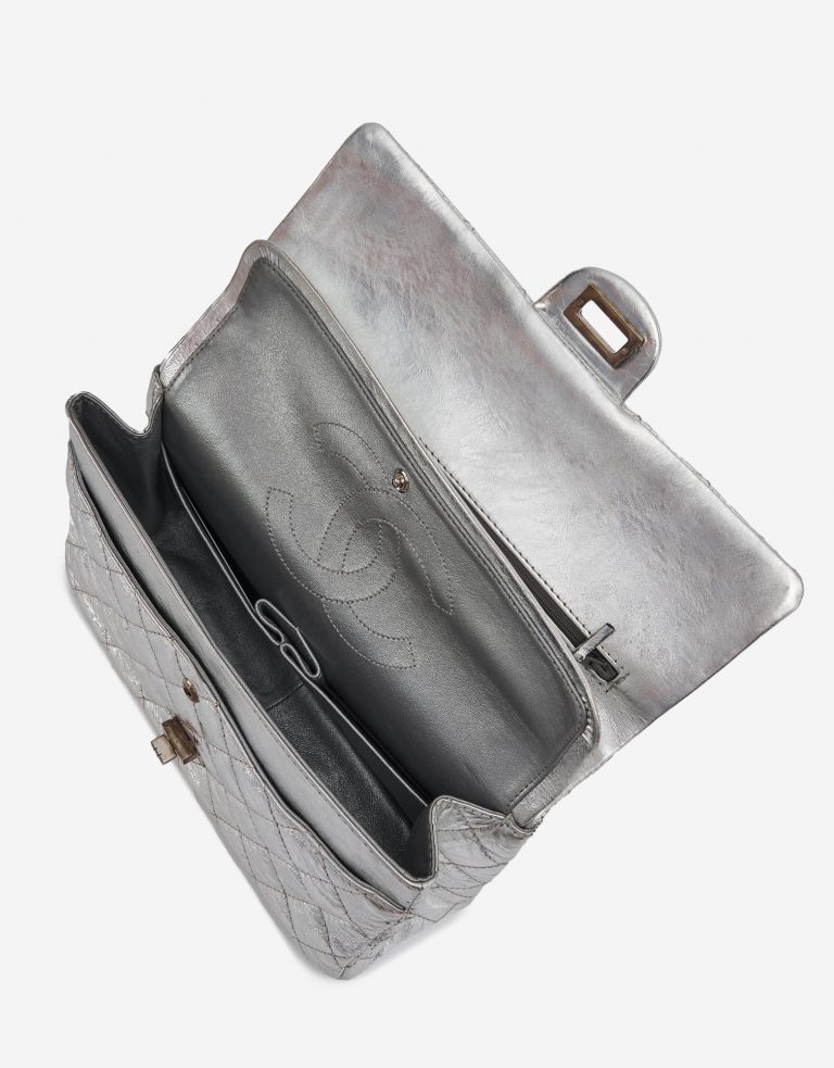 Chanel 2.55 226 Metallic Silver Limited Edition Bag SACLÀB
