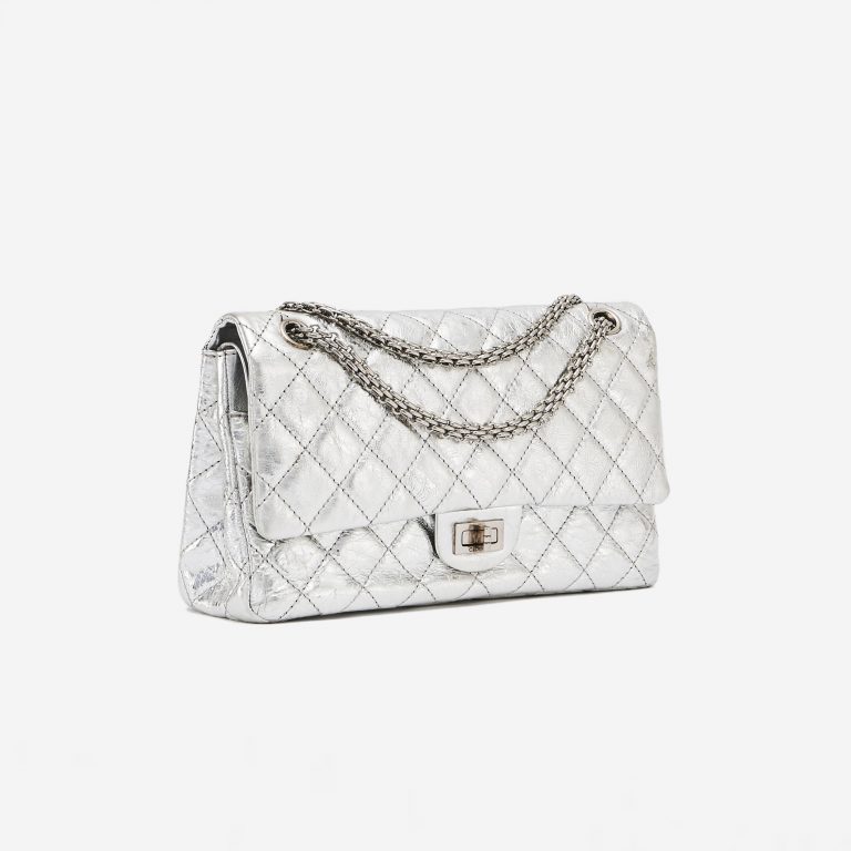 Chanel 2.55 226 Metallic Silver Limited Edition Bag SACLÀB