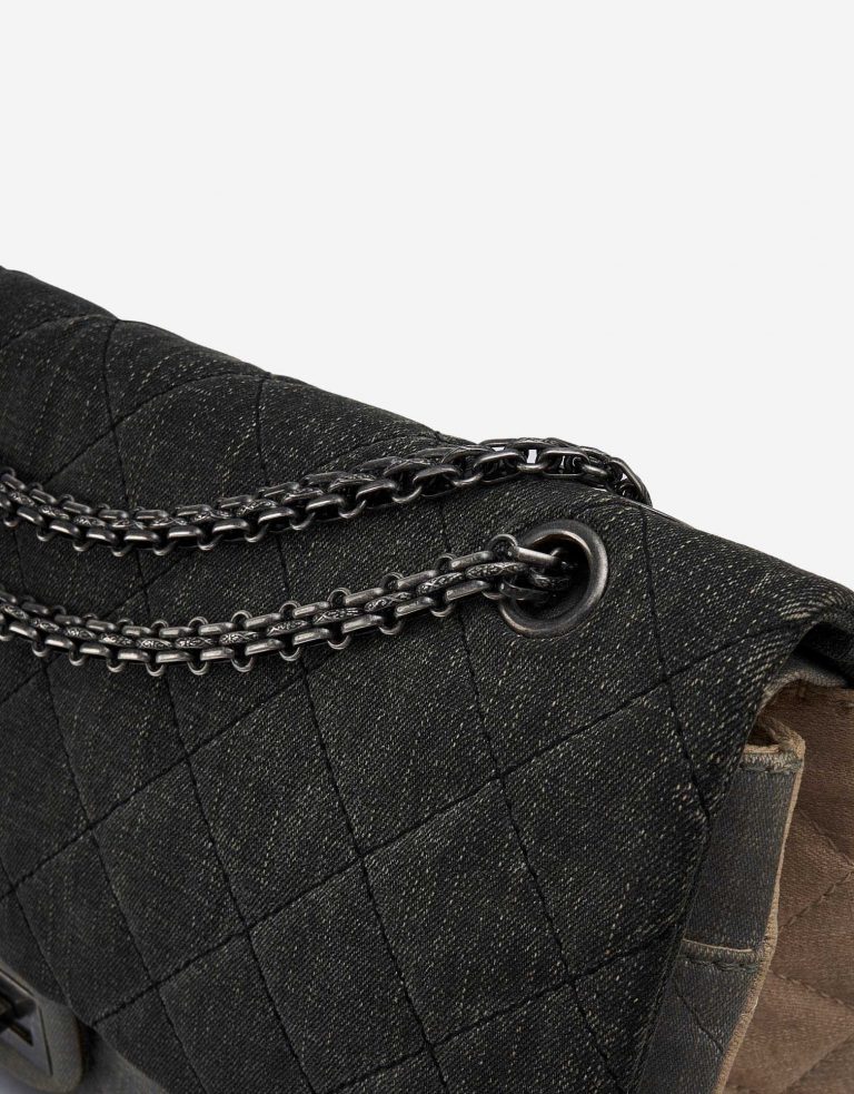 Chanel 2.55 Reissue Maxi Denim Grey SACLÀB