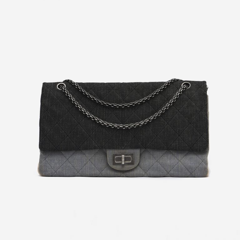 Chanel 2.55 Reissue Maxi Denim Grey SACLÀB