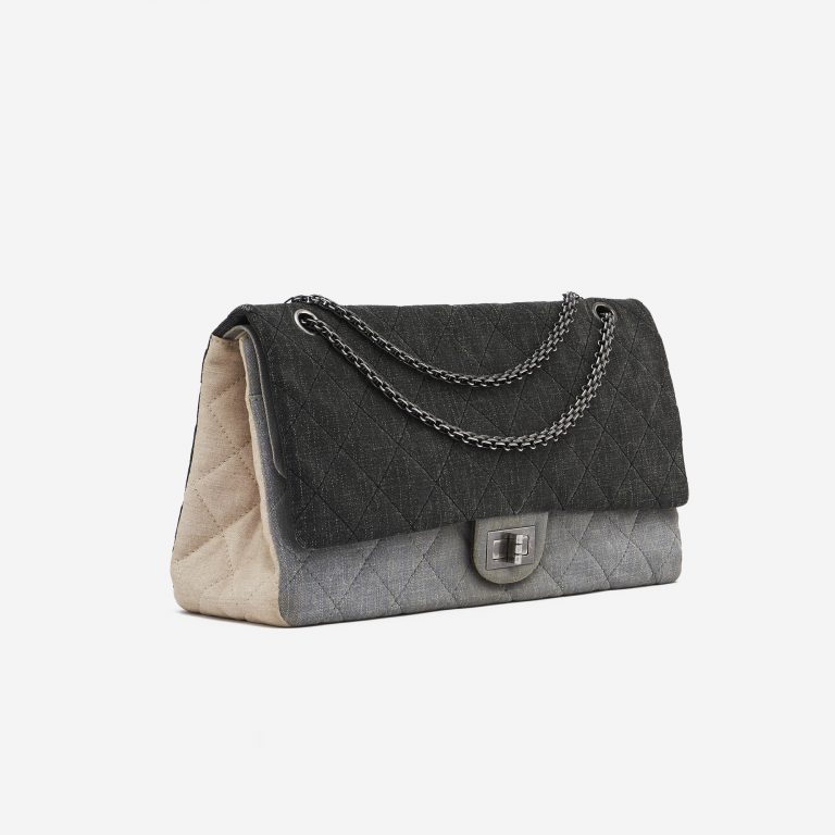 Chanel 2.55 Reissue Maxi Denim Grey SACLÀB