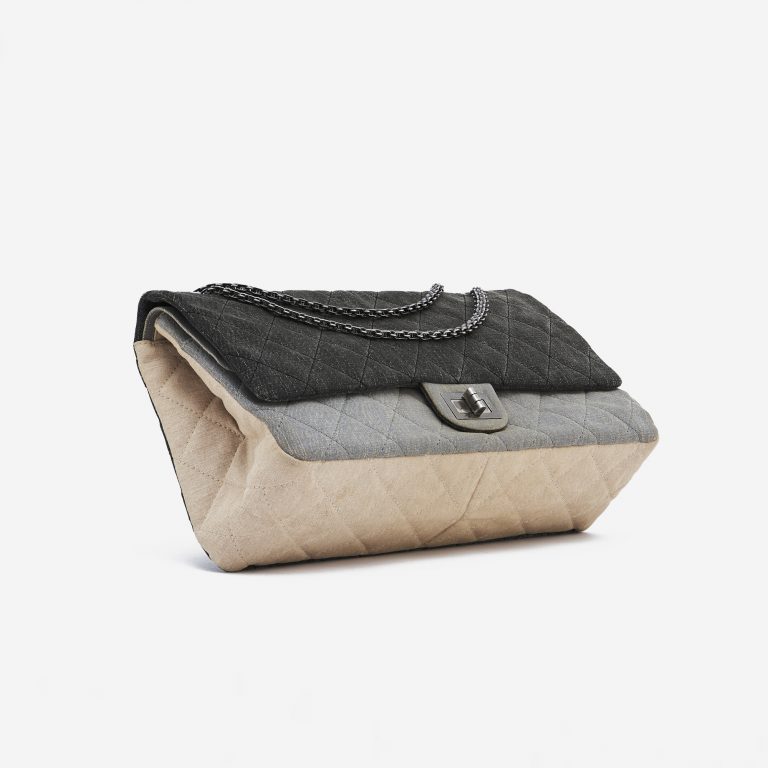 Chanel 2.55 Reissue Maxi Denim Grey SACLÀB