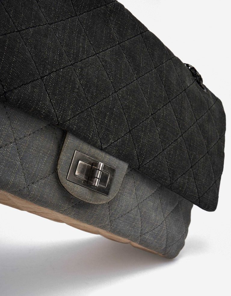 Chanel 2.55 Reissue Maxi Denim Grey SACLÀB