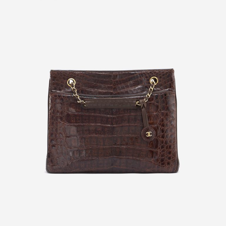 Vintage Chanel Shopper Medium Alligator Marron