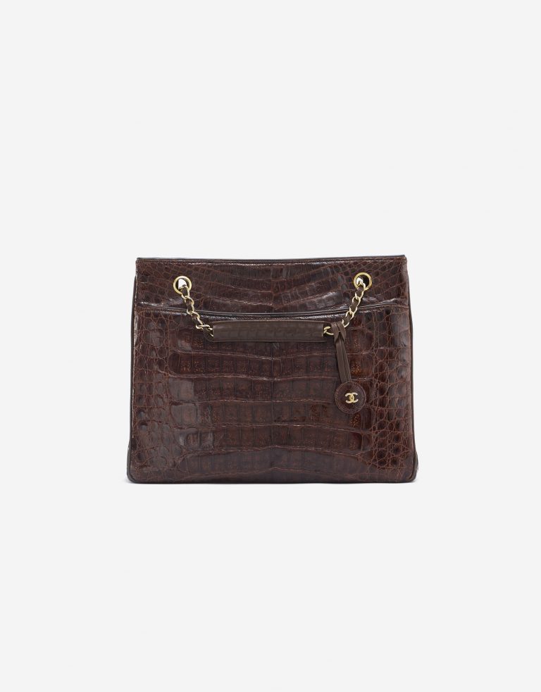 Vintage Chanel Shopper Medium Alligator Marron