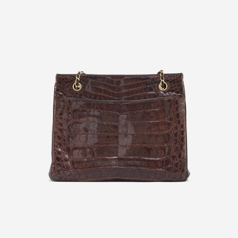Vintage Chanel Shopper Medium Alligator Marron