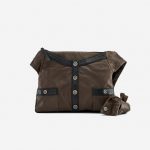 A pre-loved Chanel Girl Medium Lambskin in Brown and Black on SACLÀB