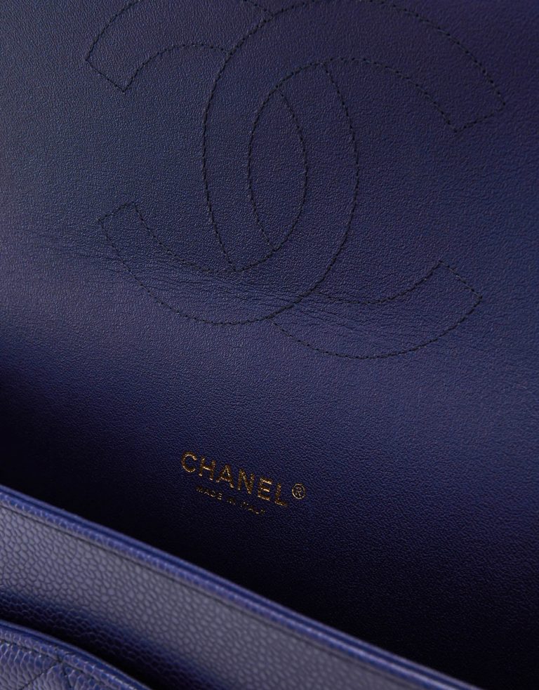 Chanel Timeless Maxi Caviar Leather GHW Dark Blue SACLÀB