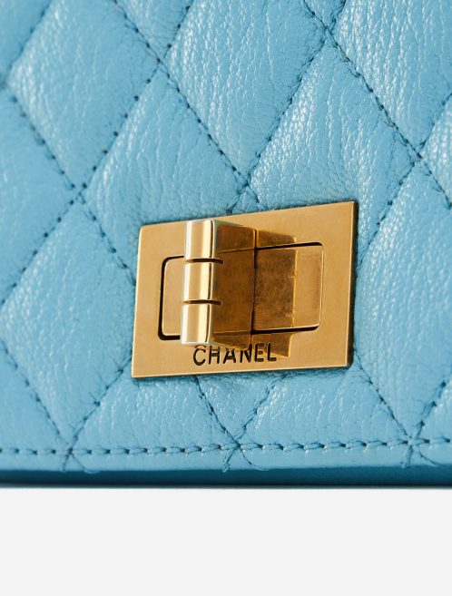 Chanel Rita Flap Bag Top Handle in Blue Turquoise Luxury Pre-Loved Bag