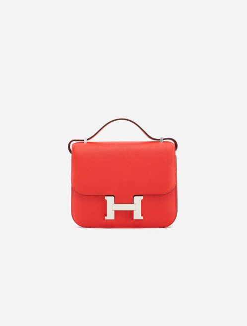 Hermès Constance Mini 18 Epsom Leather Rouge Tomate SACLÀB